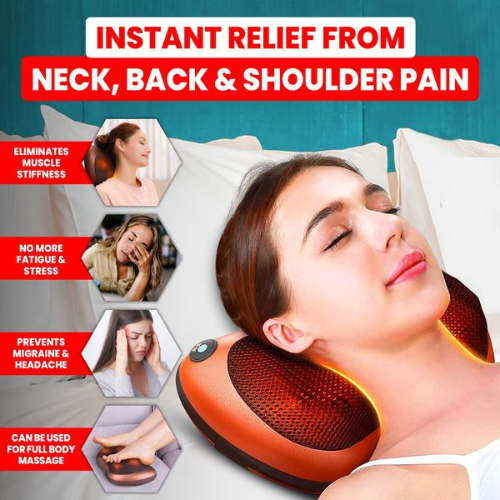 Instant pain 2025 relief massager pillow