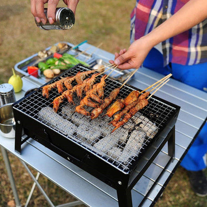 Homifye Portable & Foldable BBQ Grill Space Saver