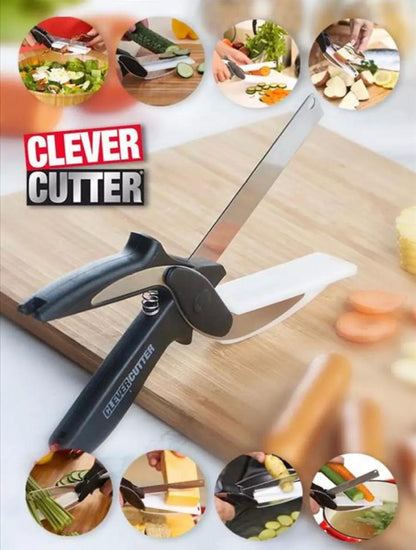 Homifye Clever Cutter - 2 in 1 Kitchen Knife