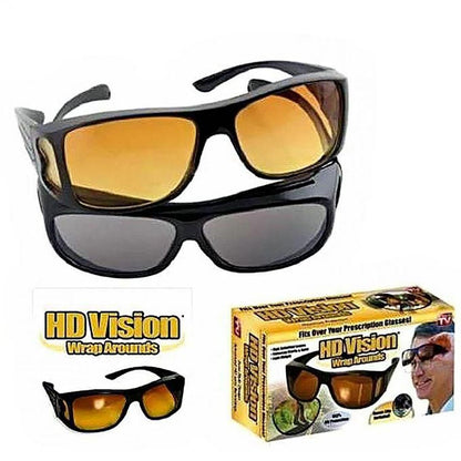 Homifye Day and Night Vision Glasses (Pack Of 2)