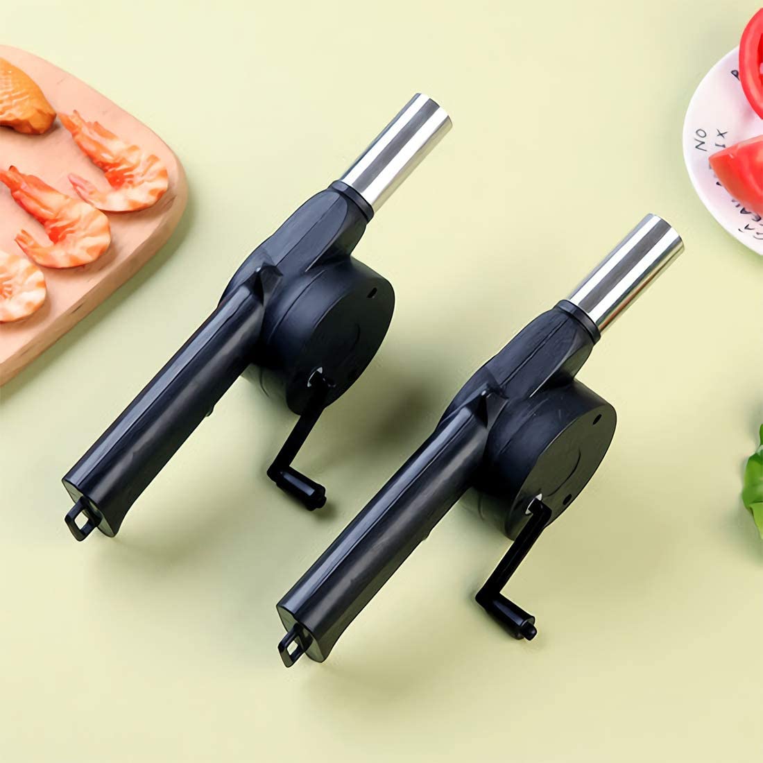 Homifye Handheld BBQ Fan Air Blower