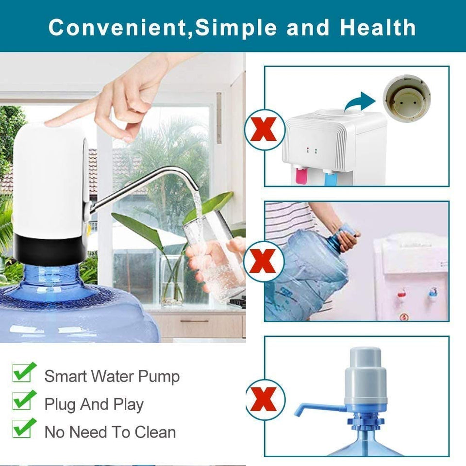 Water Dispenser - Usb Rechargeable Water Pump For Home, Kitchen