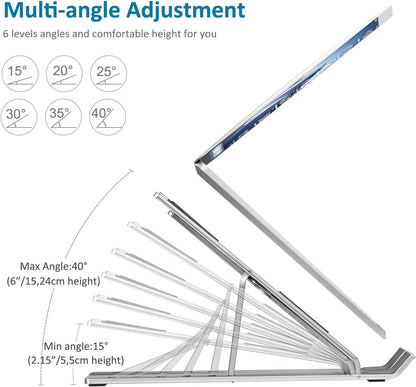 Homifye Portable ABS Laptop Stand