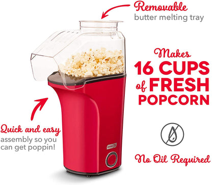 Homifye Hot Air Popcorn Popper Maker