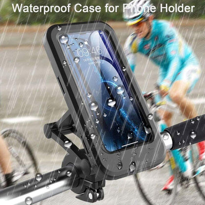 Homifye 360° Bicycle Motor Bike Waterproof Phone Case Mount Holder