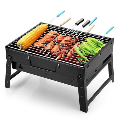 Homifye Portable & Foldable BBQ Grill Space Saver