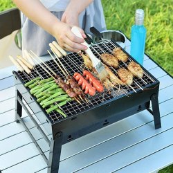 Homifye Portable & Foldable BBQ Grill Space Saver