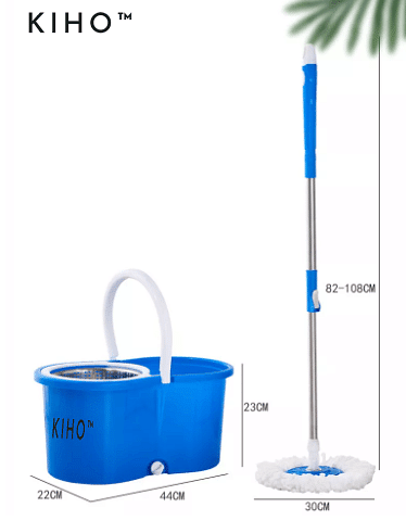 Homifye 360° Easy Spin Magic Mop With Steel Bucket