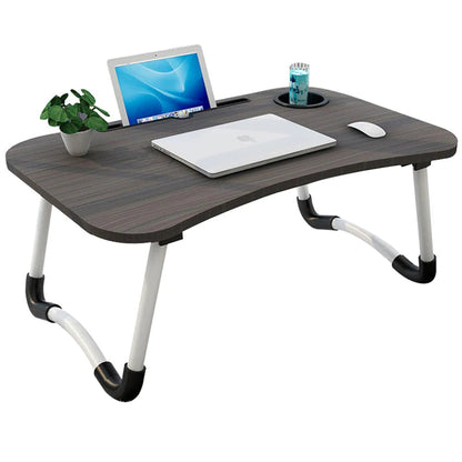 Homifye Foldable Wooden Laptop Table