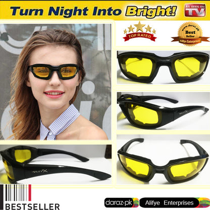 Homifye Day and Night Vision Glasses (Pack Of 2)