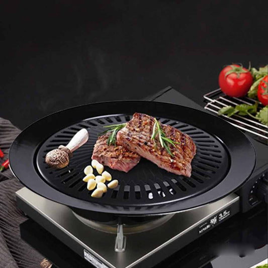 Homifye BBQ Grill Pan - Stove-Top BBQ Grill Pan