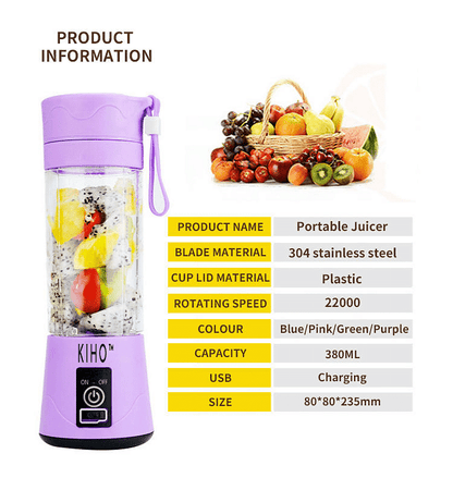 Homifye Portable USB Rechargeable Blender