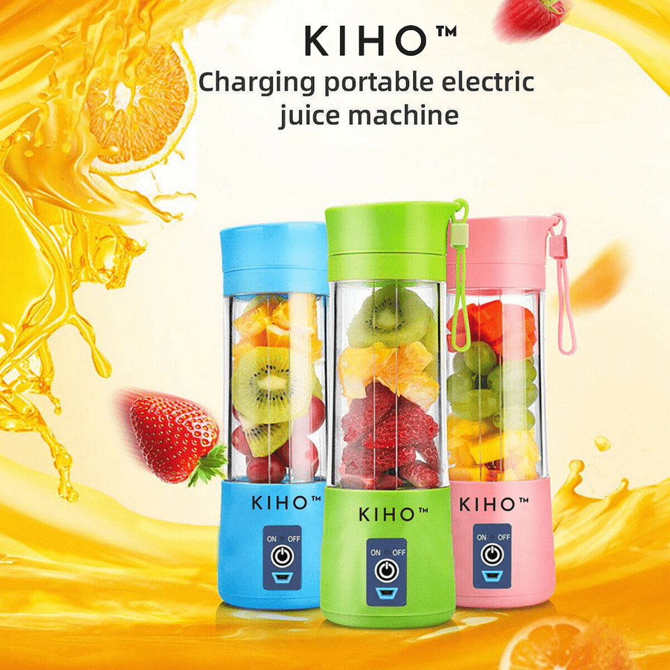 2X Portable Mini USB Rechargeable Handheld Juice Extractor Fruit